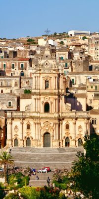 the cathedral of saint george in sicily italy